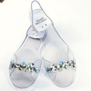 Stuart Weitzman Jelly Flats